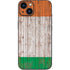 Ireland Flag Dark Wood iPhone 15 Plus Skin